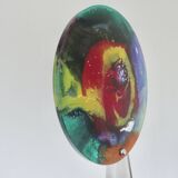 Signed contemporary sculpture, in plexiglass, lucite, 1980s