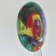 Contemporary sculpture, signed, in plexiglass and lucite, 1980s