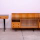 Mid-century glazed cabinet bookcase by Mojmír Požár