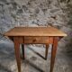 Compact French work table with bistro chair | Table circa 1900 | Chair circa 1950