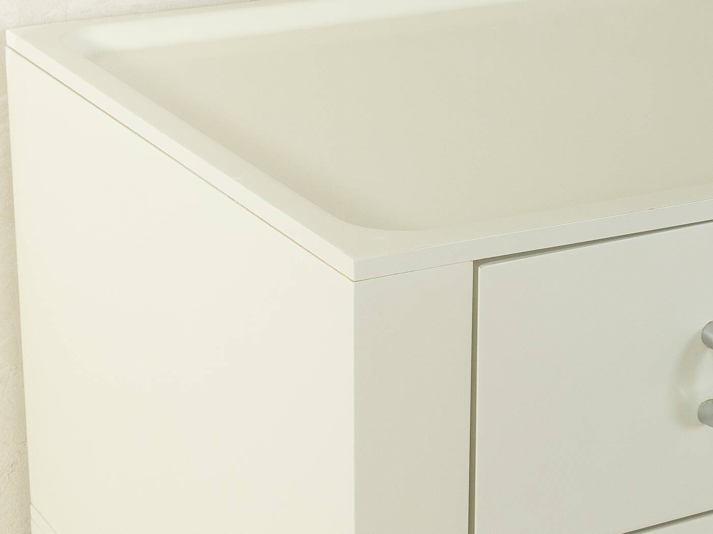 Interlübke vintage cabinet with metal hinges and minimalist handles