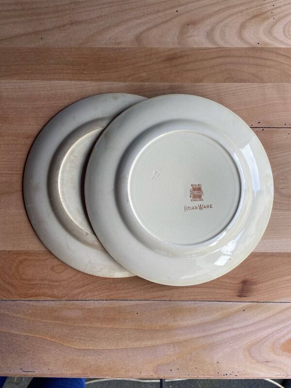 Assiette maison Adams Titian Ware