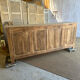 Grande enfilade buffet en chêne massif et cannage – 242 cm