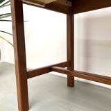 Carved teak bedside table, Arne Wahl Iversen