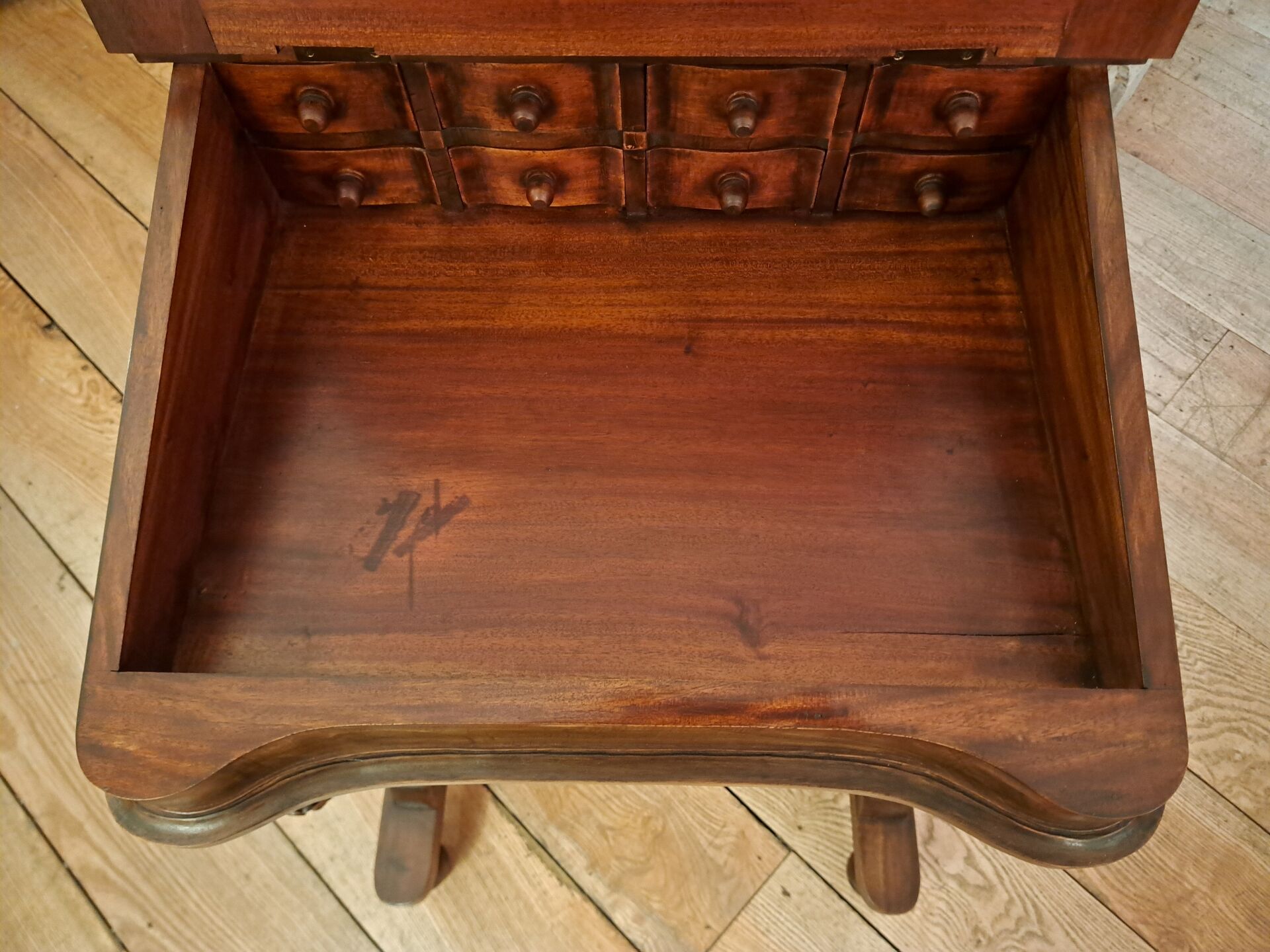 Bureau Davenport en acajou