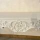 White patinated console