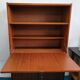 Teak-plated writing desk, 70s