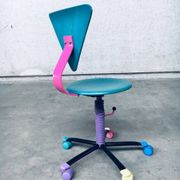 Colorful Desk Chair, 1980s