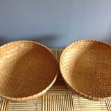 Vintage basket duo