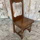 Vintage Solid Oak Lorraine Child's Chair