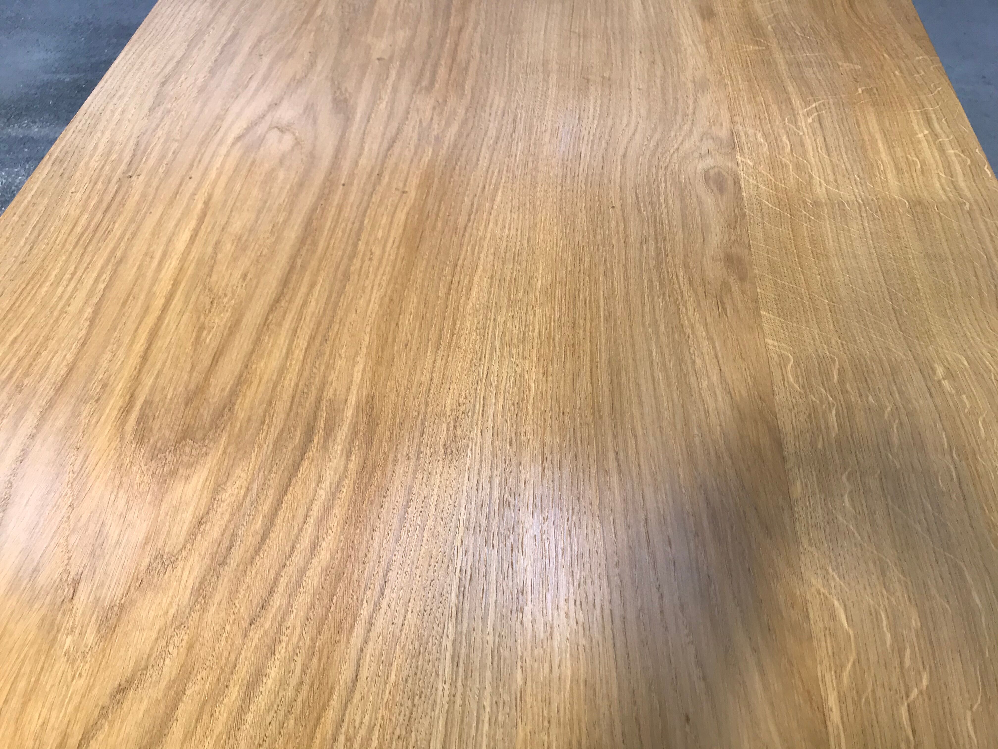 Flat desk in solid oak from the 1950s