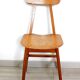 Vintage Scandinavian bistro design chair from the 1960s
