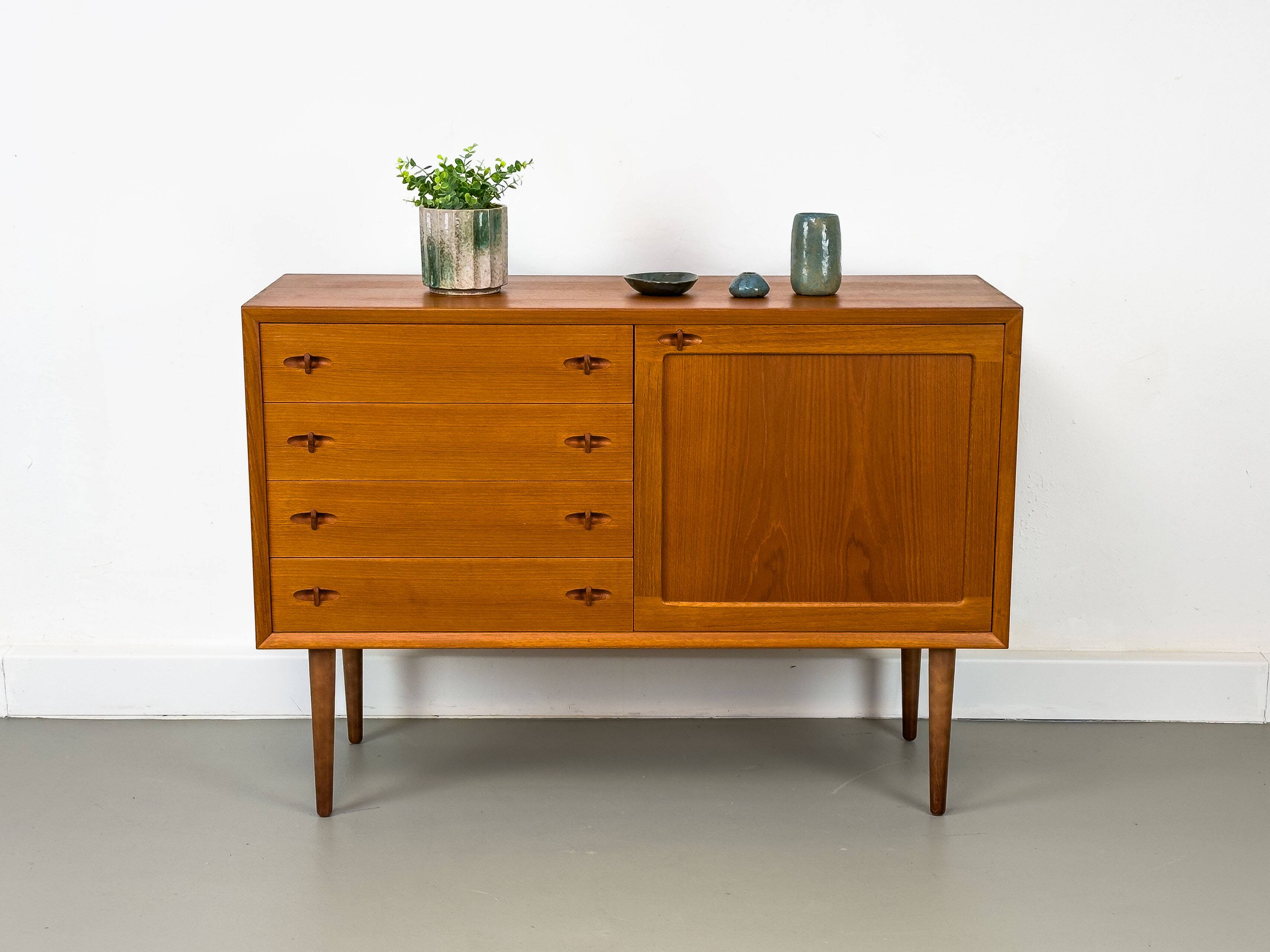 Danish Teak Sideboard by H. W. Klein for Bramin, 1960s