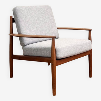Mid Century Lounge Chair, Easy Chair by Grete Jalk for France & Son, Danish Design Armchair, 1950s