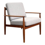 Mid Century Lounge Chair, Easy Chair by Grete Jalk for France & Son, Danish Design Armchair, 1950s