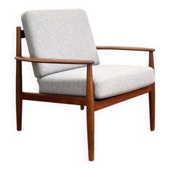 Mid Century Lounge Chair, Easy Chair by Grete Jalk for France & Son, Danish Design Armchair, 1950s