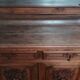 19th-century walnut Saint Hubert buffet