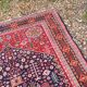 Ancient Senneh Persian rug 195x135cm handmade Herati wool Orient
