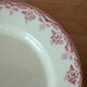 Pair of plates red motif Boulenger