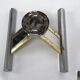 Pair of brass and chrome sconces from Sciolari 70