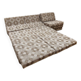Vintage modular sofa bed 'Checkerd '