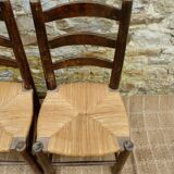 Pair of mulched chairs from the 60s