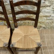Pair of mulched chairs from the 60s