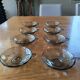 Lot de 8 coupelles art déco en verre.