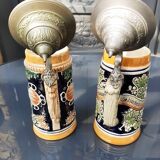 Ancienne chopes à bière allemande