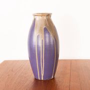 Large Art Deco glazed ceramic vase, by Léon Pointu, Puisaye stoneware.