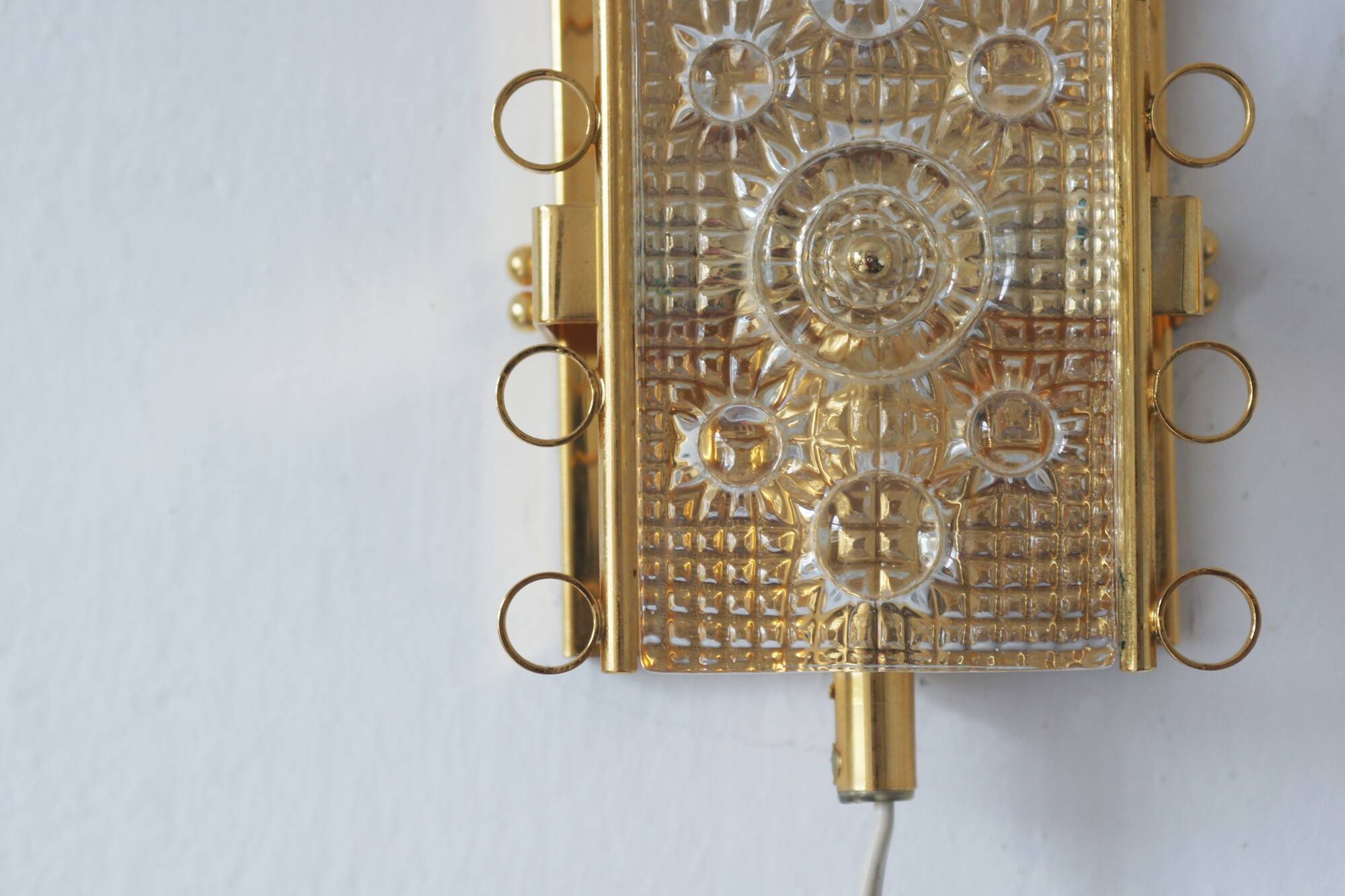 Vintage Swedish Wall Sconces, Set of 2