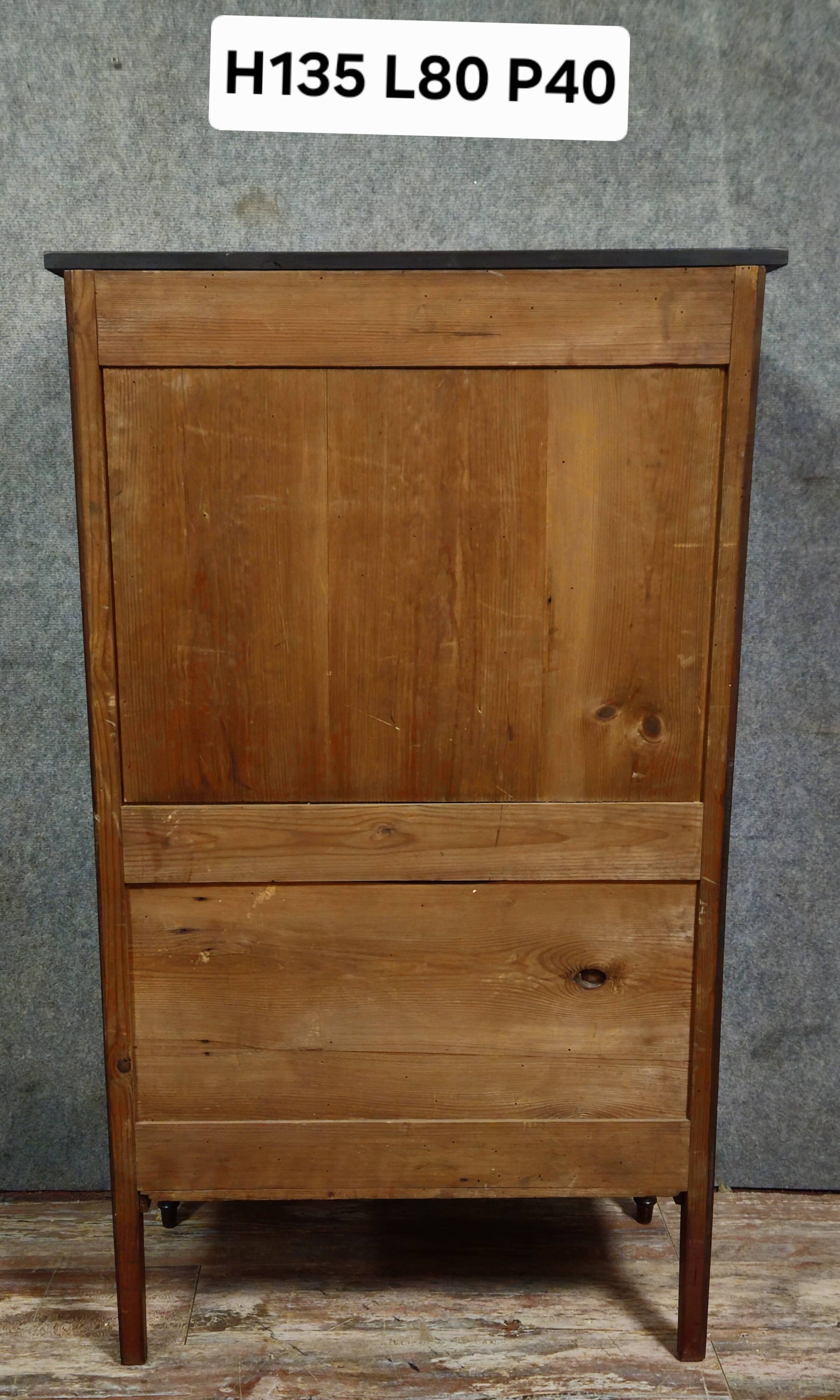 Secrétaire ancien époque Louis XVI en acajou – Élégant et fonctionnel