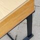 Pair of tables nightstands laminate and wood, 1950 s