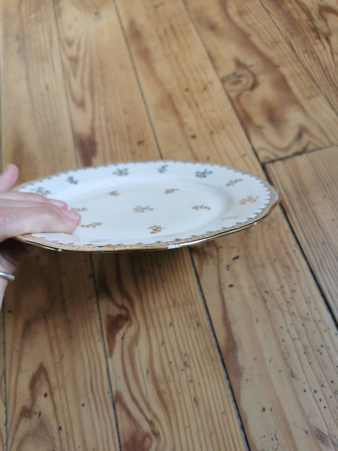 Vintage SFP porcelain dessert service