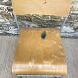 Remploy English industrial sled chairs from the 50s and 60s