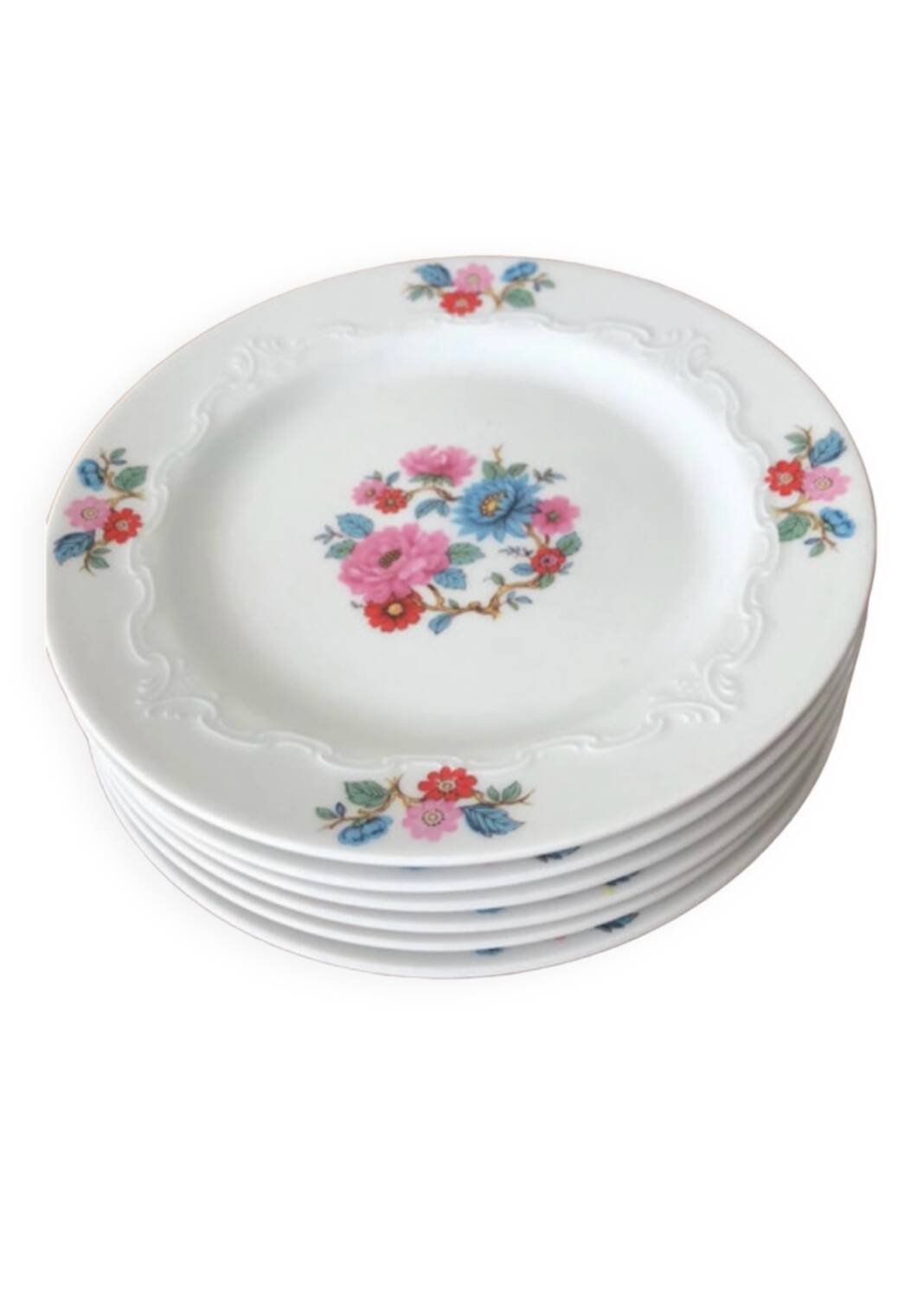 6 Scherzer dessert plates