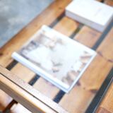 Table basse vintage en pin