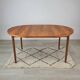 Table à manger scandinave années 1970 en pin
