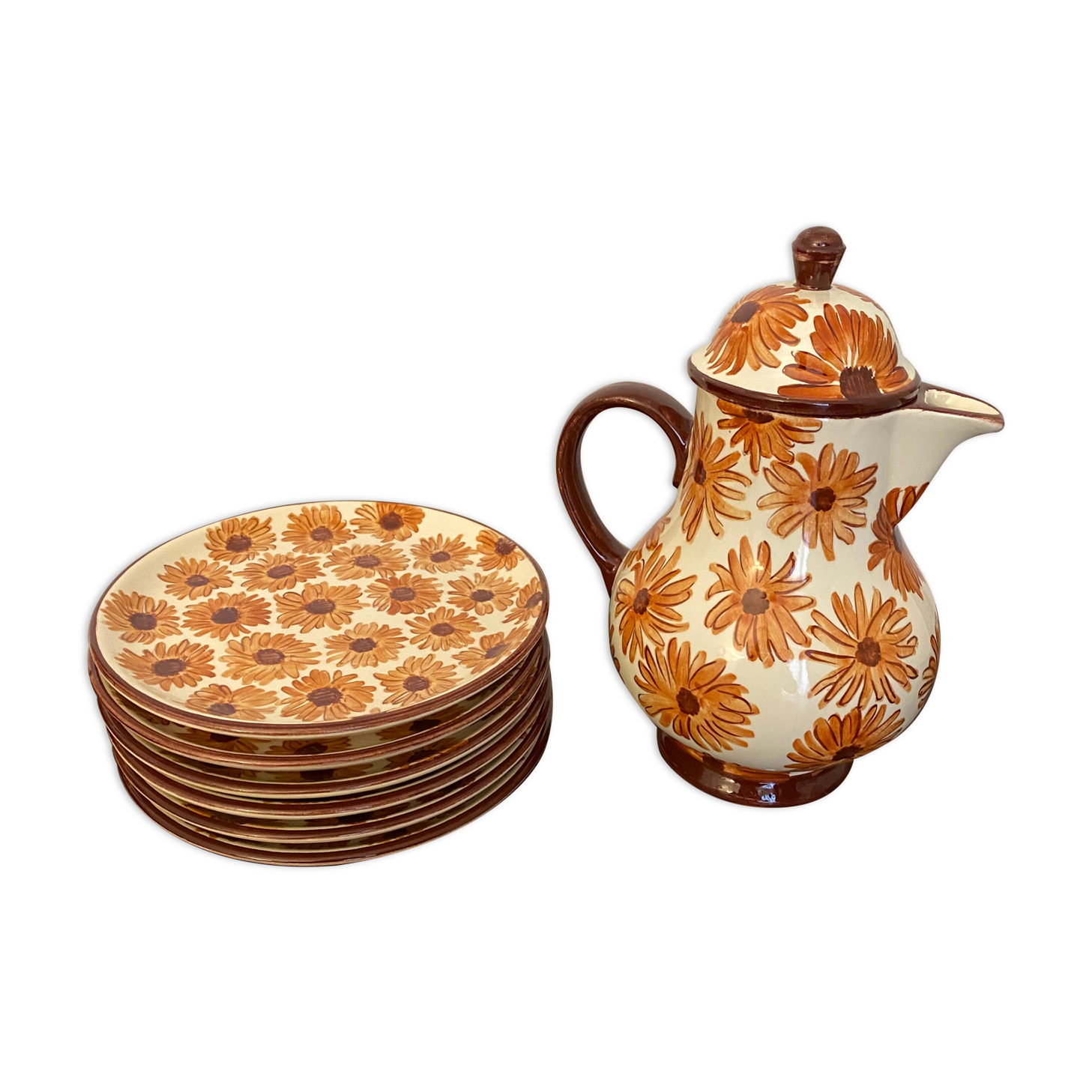 Duo plates and coffee maker