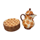 Duo assiettes et cafetière