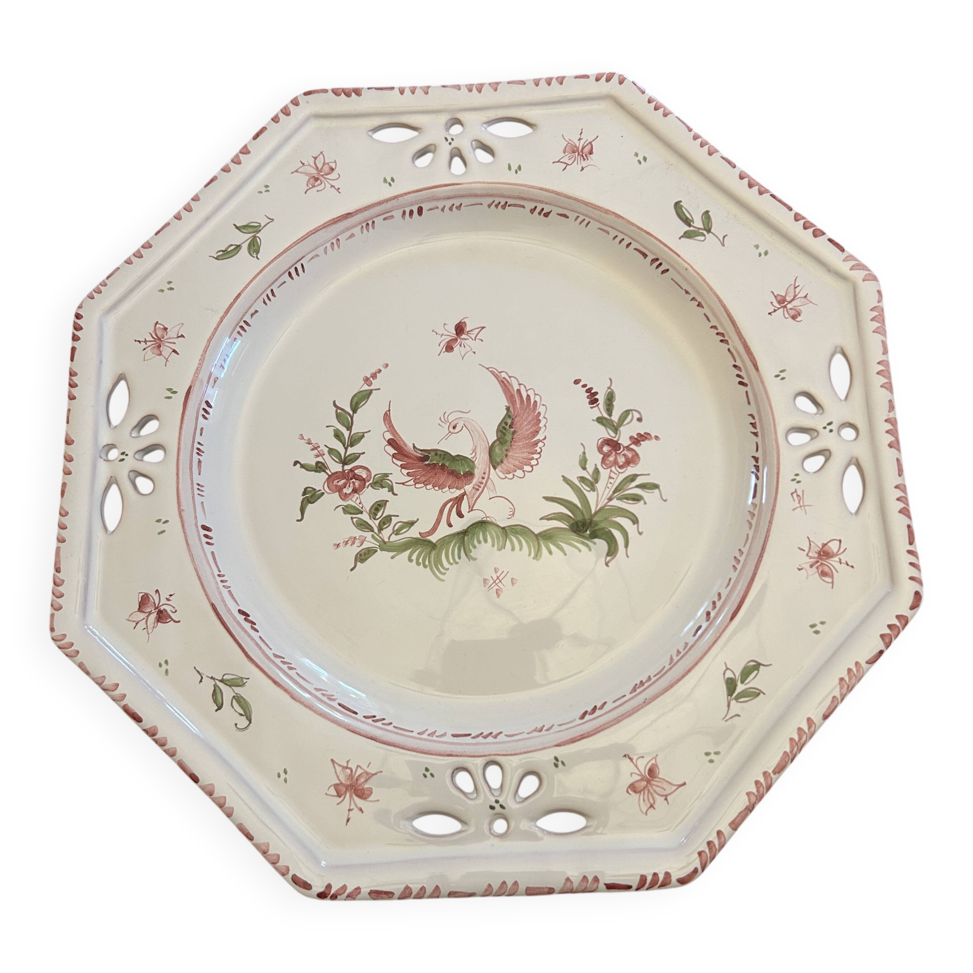 Moustiers porcelain plate