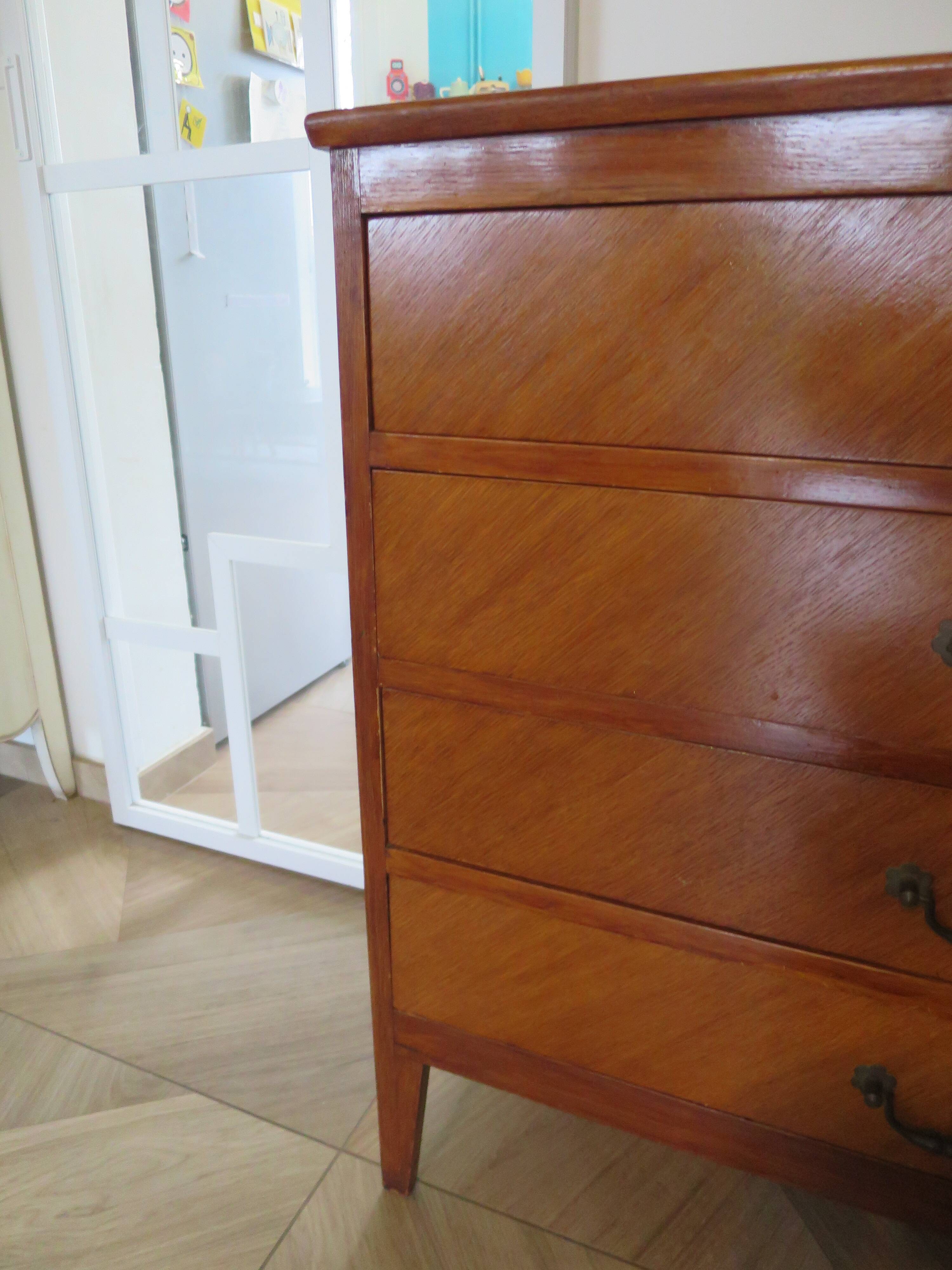 Vintage - Chest of drawers - 4 drawers - wood - 1950s/60s - modernist/Scandinavian