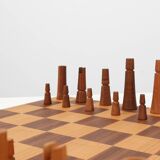 De Coene Chess Set With Original Box Attr. to Christophe Gevers, Belgium