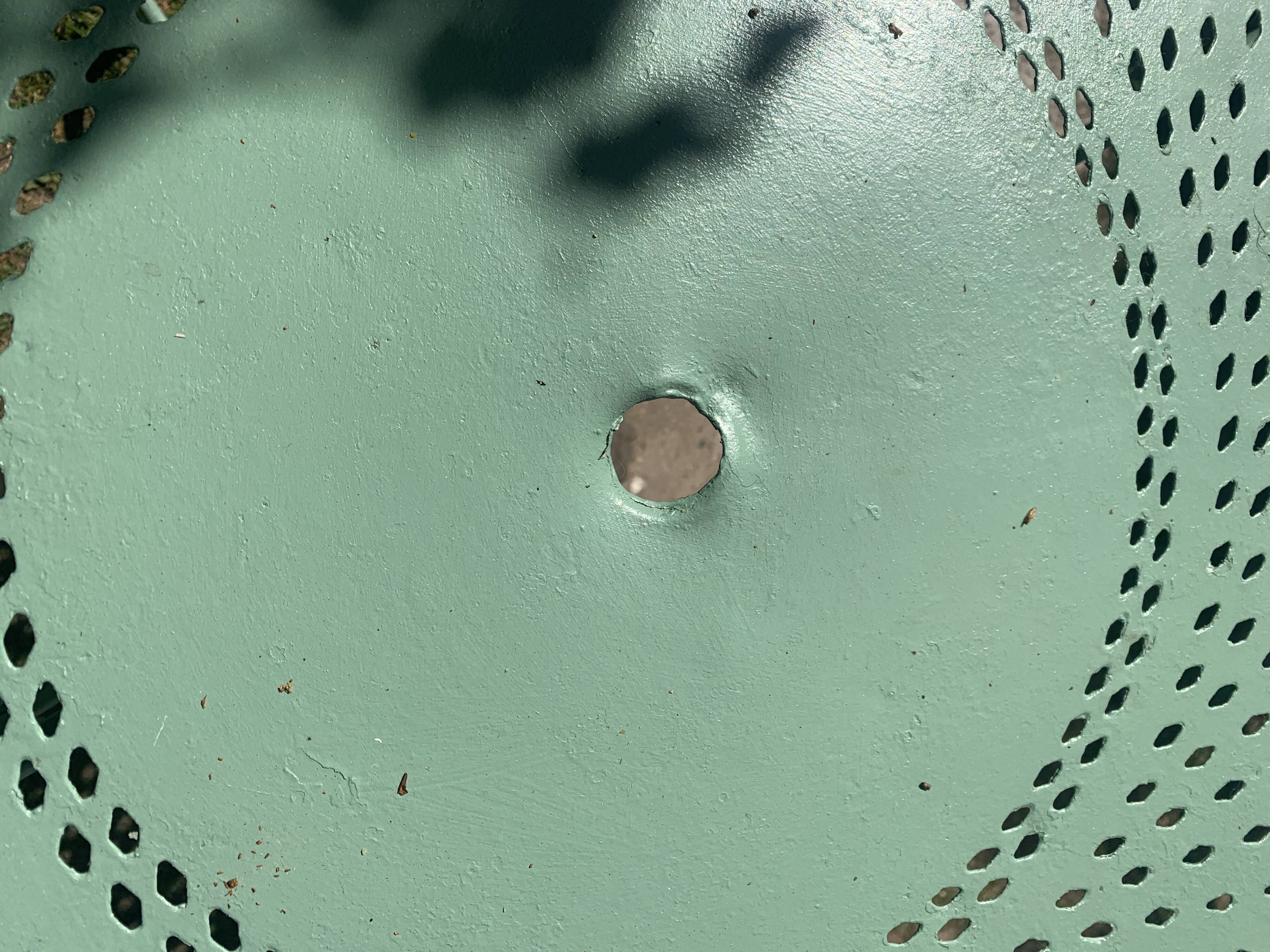 Provence green wrought iron garden room