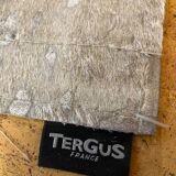 Cowhide rug, silver-grey patchwork