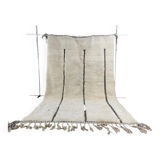 Handmade pure wool carpet, Moroccan artisan, size 1.5/2.5 m.