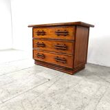 Commode vintage en bambou par Maugrion, années 1970