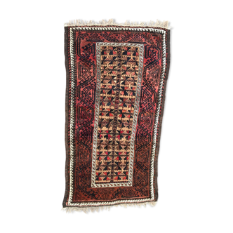 Tapis ancien Turkmen afghan Belutch laine 162x90 cm