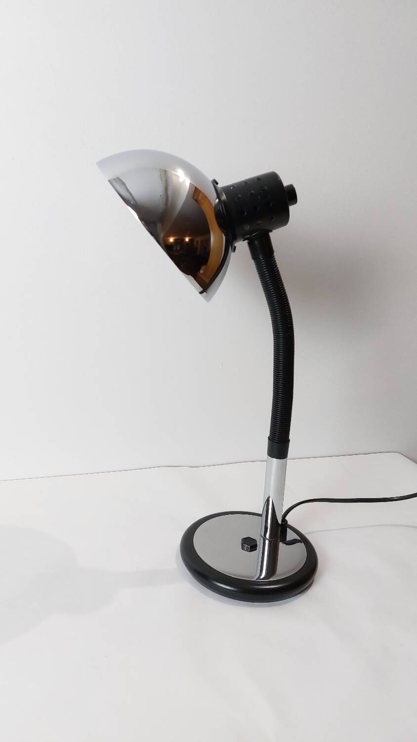 Lampe de bureau vintage Aluminor orientable