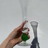 Vase en verre de Murano vert